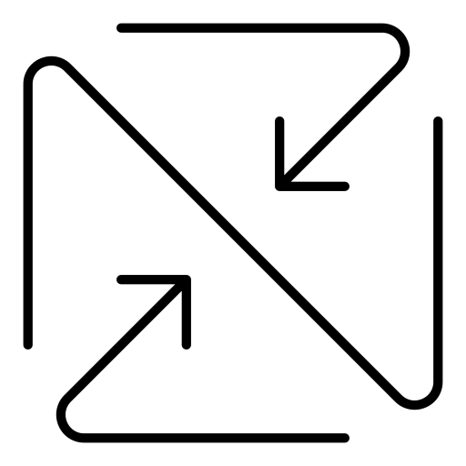 Arrows, collapse, resize, resize arrows, scale, zoom icon
